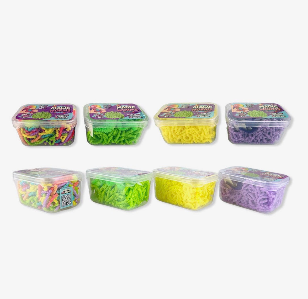 The Shimmer Shack Magic Worms Squishy
