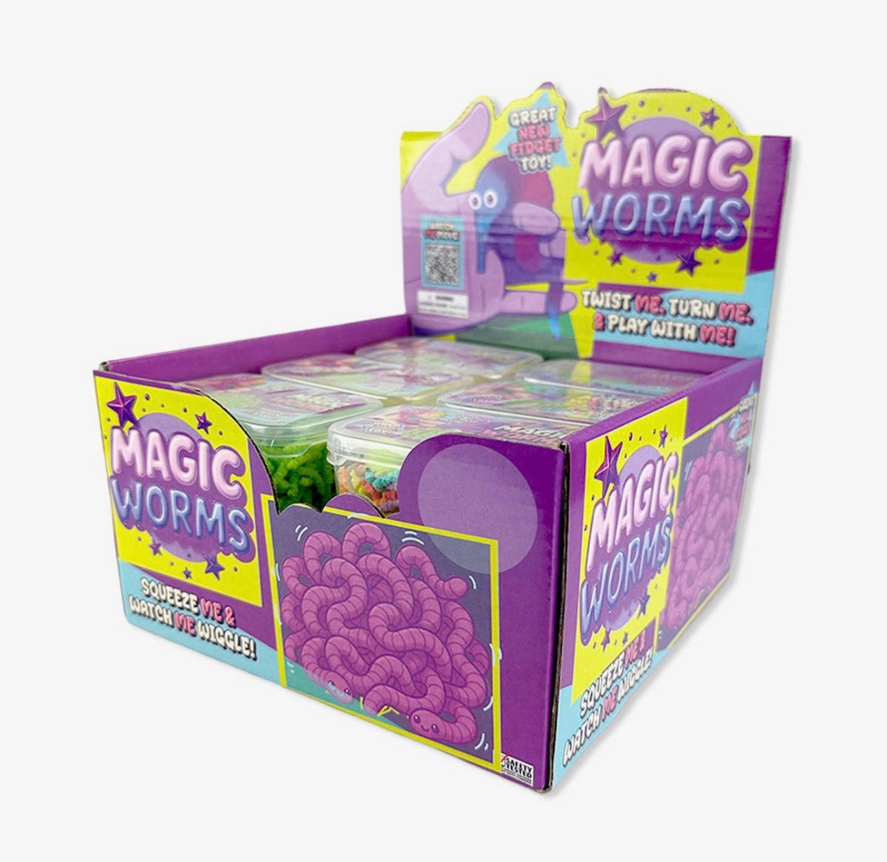 The Shimmer Shack Magic Worms Squishy
