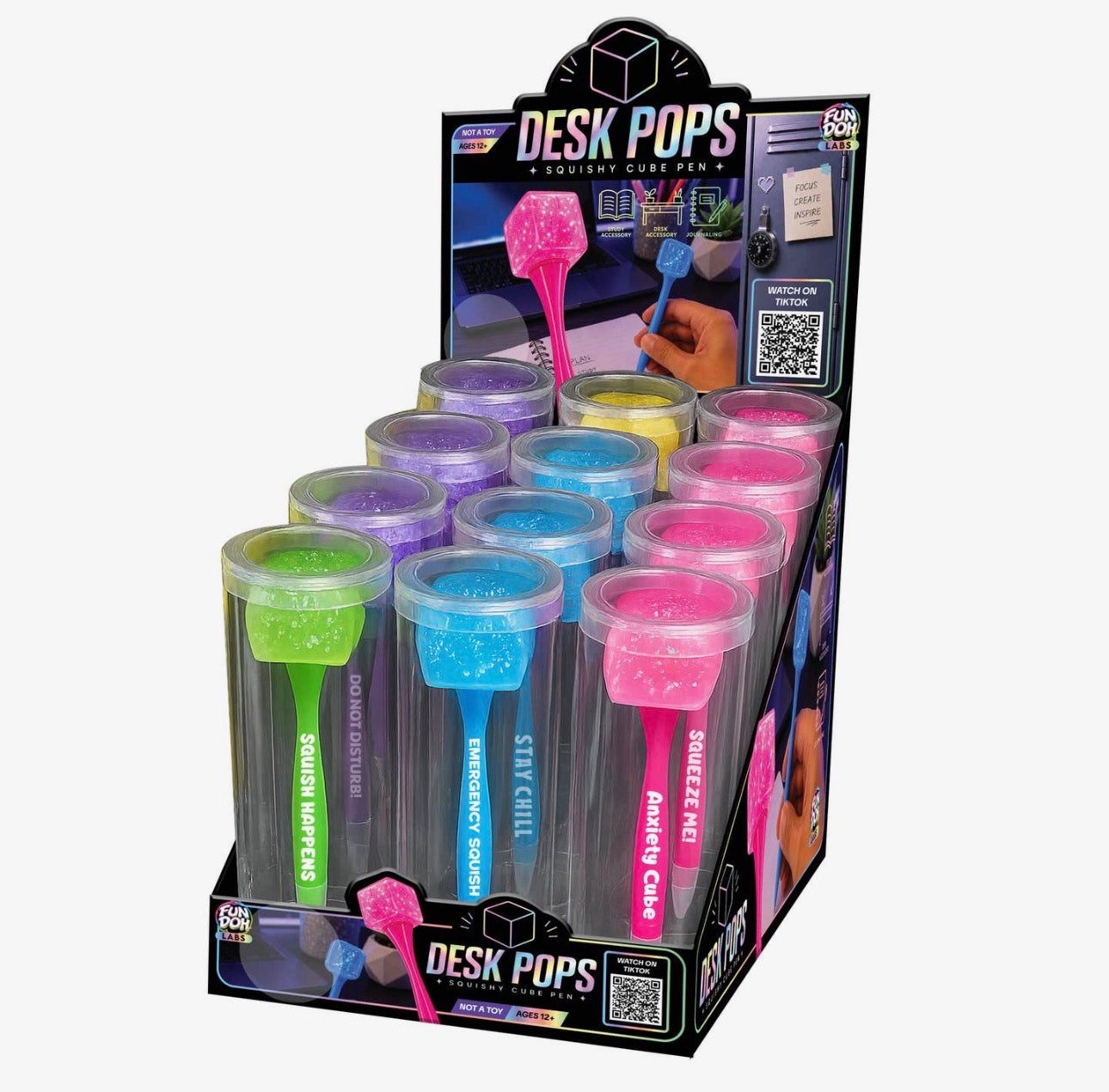 The Shimmer Shack Fun Doh Cube Desk Pop Pen