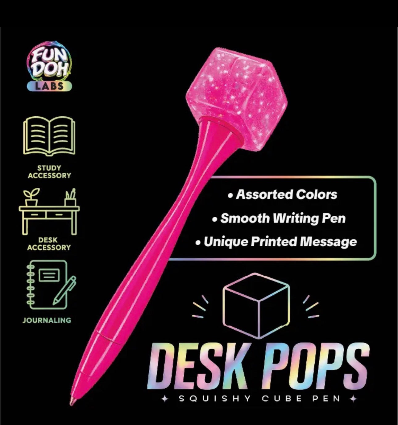 The Shimmer Shack Fun Doh Cube Desk Pop Pen