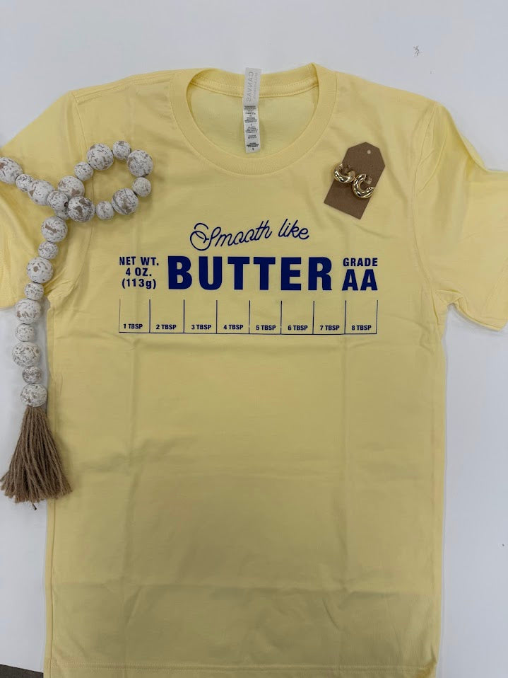 Soft Yellow "butter" T-shirt