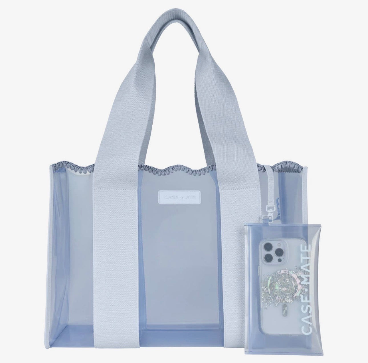 The Shimmer Shack Case-Mate Crochet Wave Jelly Tote
