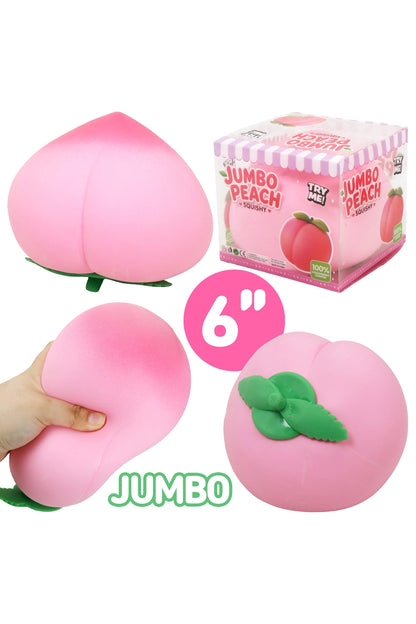 The Shimmer Shack Jumbo Peach Squishy