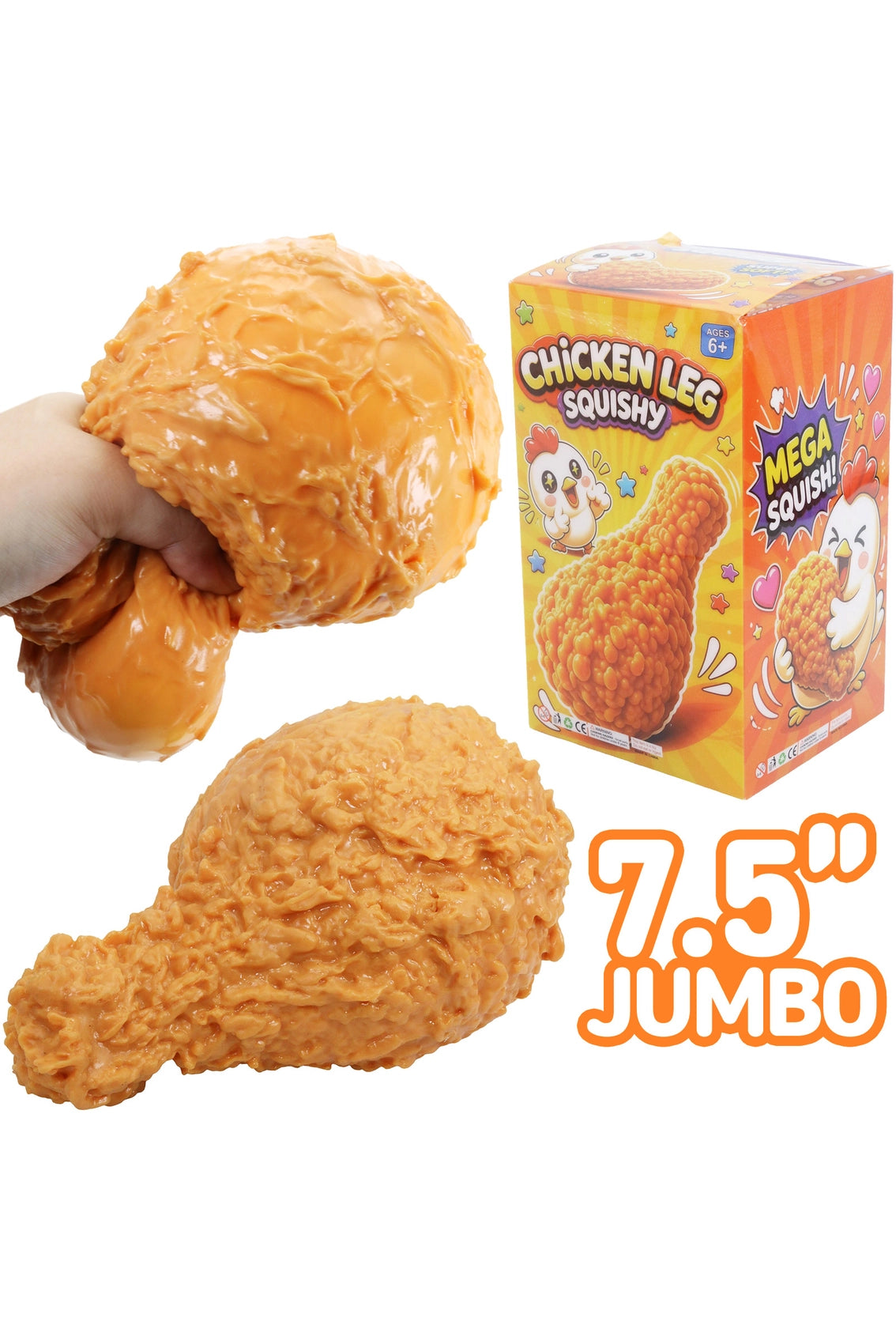 The Shimmer Shack Jumbo Fried Chicken Squishy