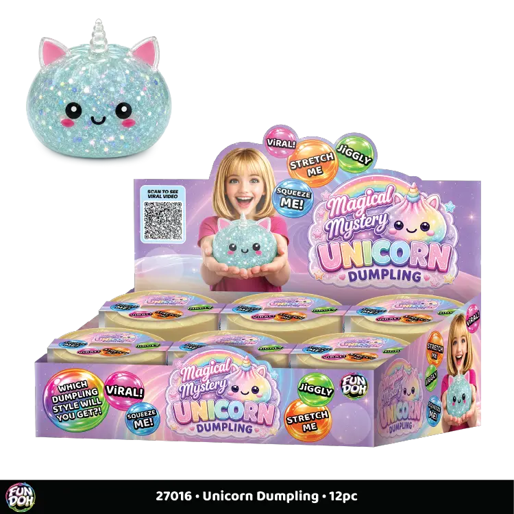 The Shimmer Shack Fun Doh Unicorn Mystery Dumpling