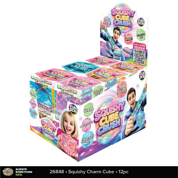 The Shimmer Shack Fun Doh Squishy Charm Cube