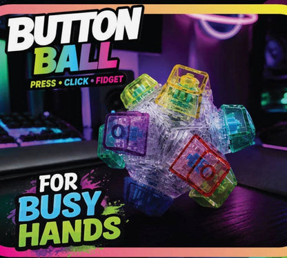 The Shimmer Shack Fidget Button Ball