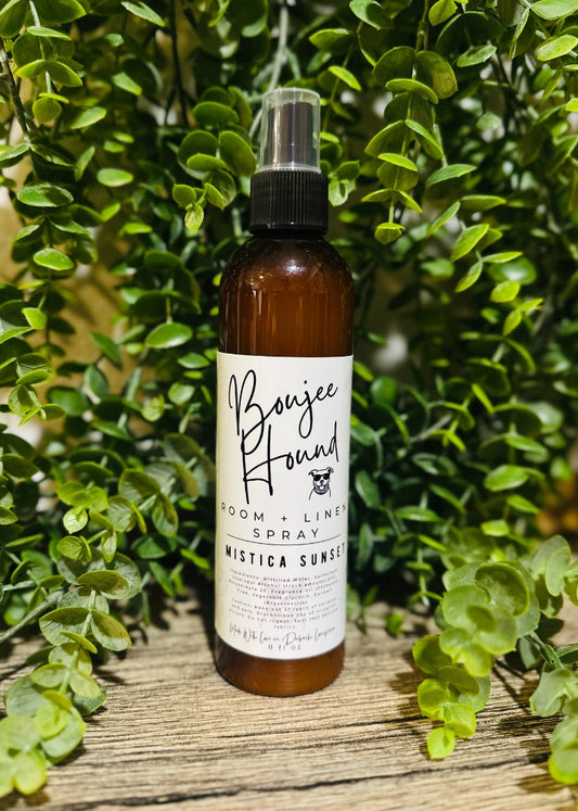 Boujee Hound Room + Linen Spray-  Mistica Sunset