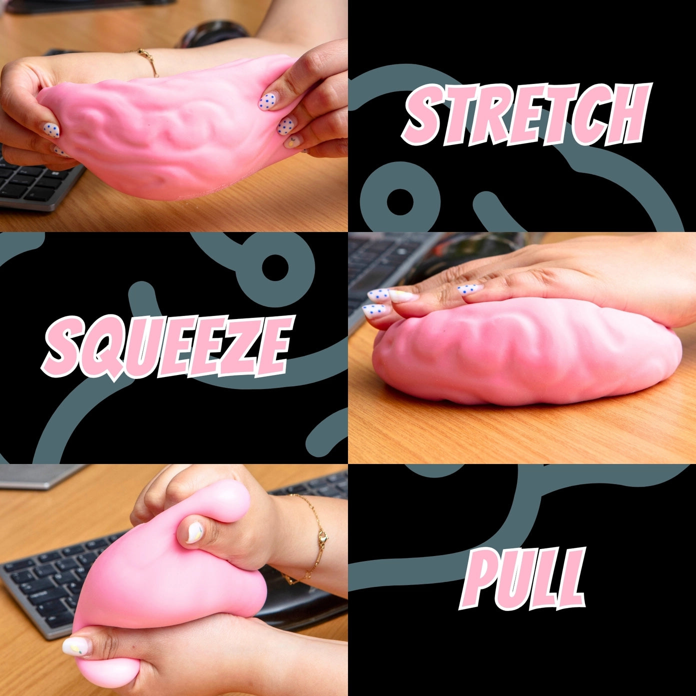 The Shimmer Shack Big Brain Squishy