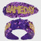 Game Day Headband Purple/Gold