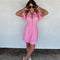 Pink Blakeley PLUS Athleisure Dress, 3X