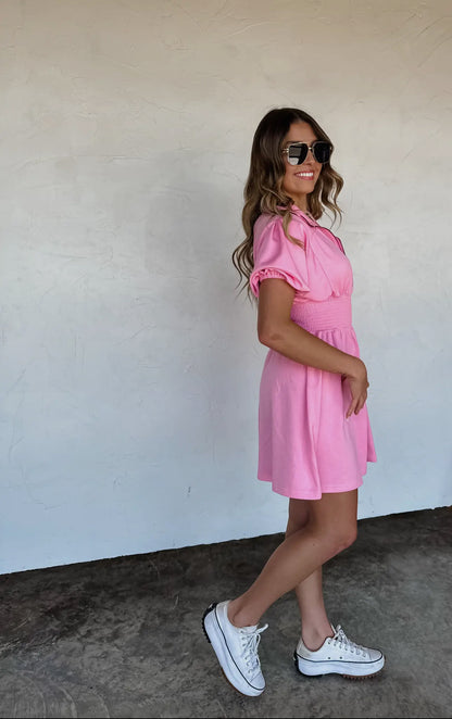 Pink Blakeley PLUS Athleisure Dress, 1X