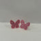Pink Butterfly Stud Earrings