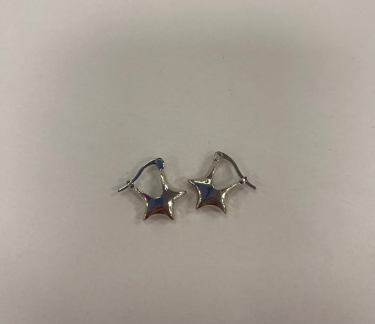 Silver Star Earrings
