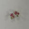 Pink Flower Earrings