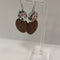 Brown Multicolor Earrings