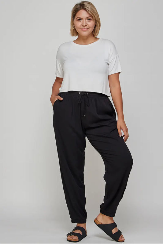 Plus PLUS Black Joggers, 1X