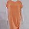 PLUS Orange Ribbed Midi Dress, 3X