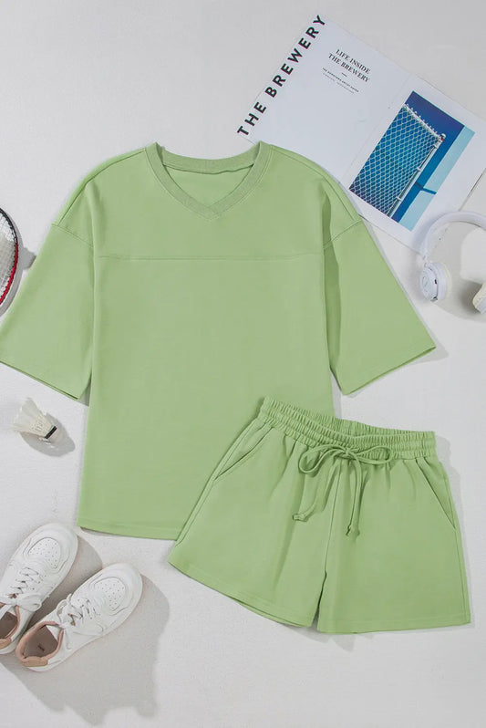 PLUS Green Shorts Set 1X