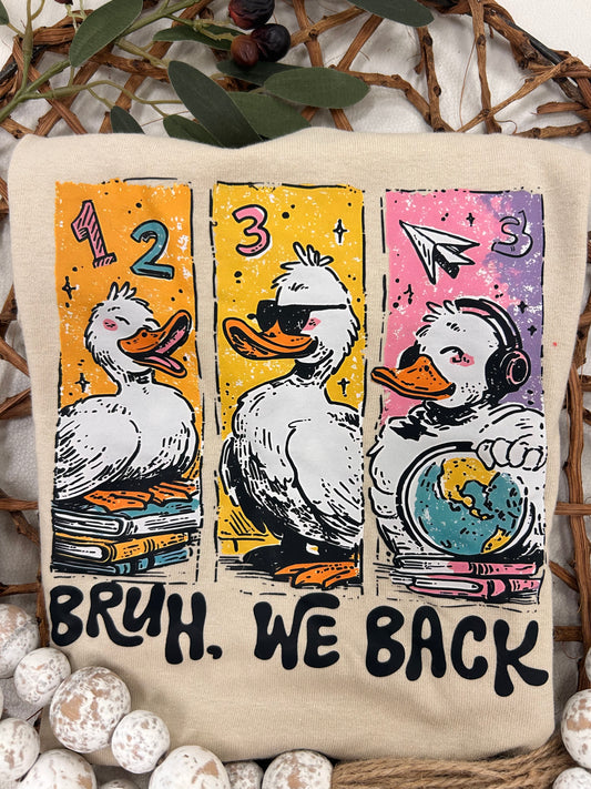 Kids Bruh We Back T-Shirt