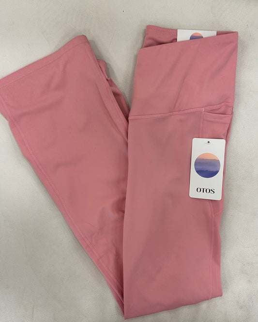 Crossover Pink Flare Leggings