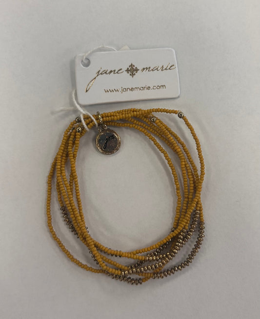 Jane Marie Mustard Yellow Bracelet