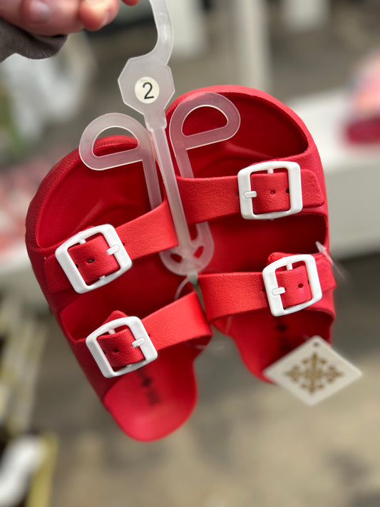 Kids Red Sandals