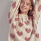 &Merci Heart Sweater