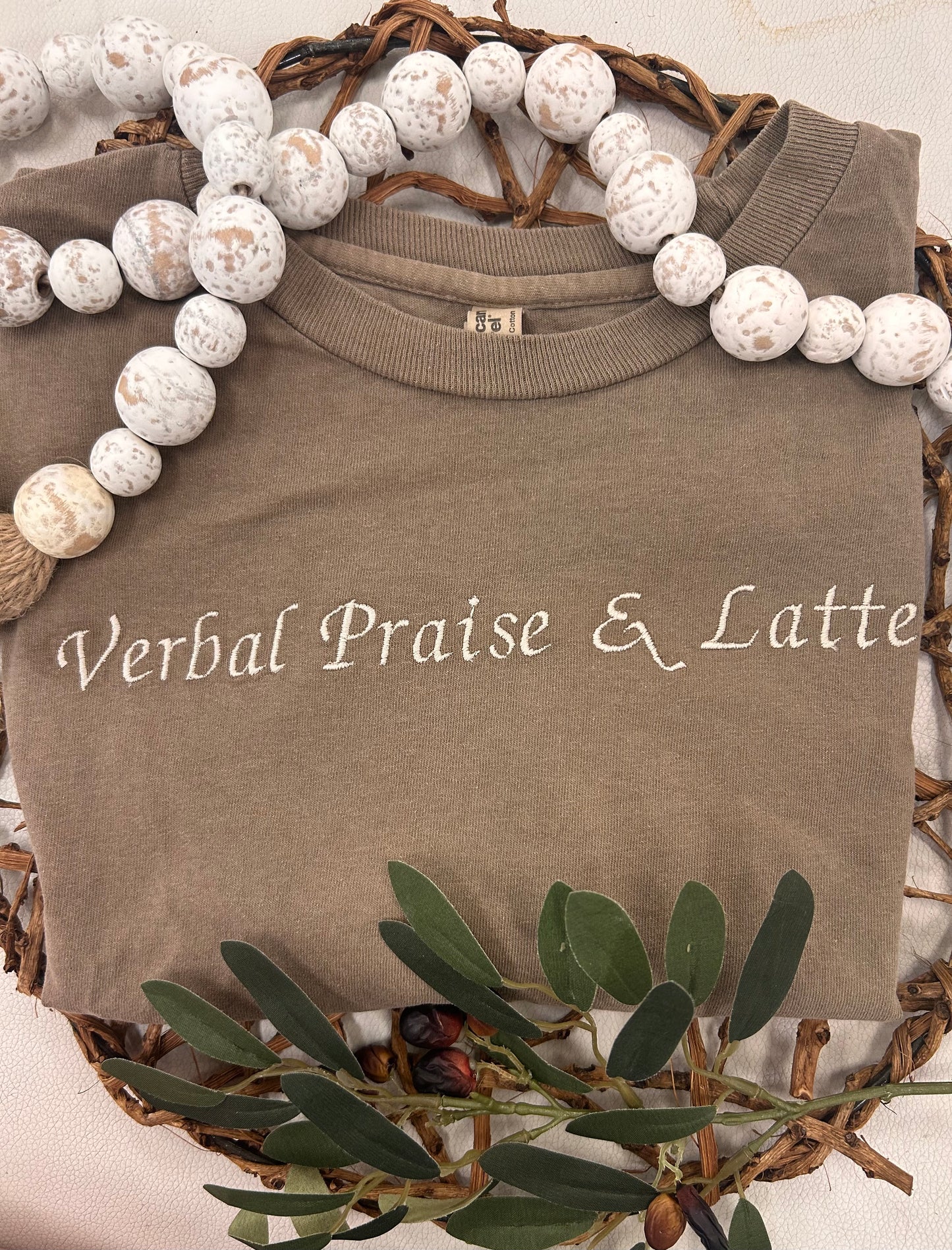 Verbal Praise & Latte's Muscle Cut T-Shirt