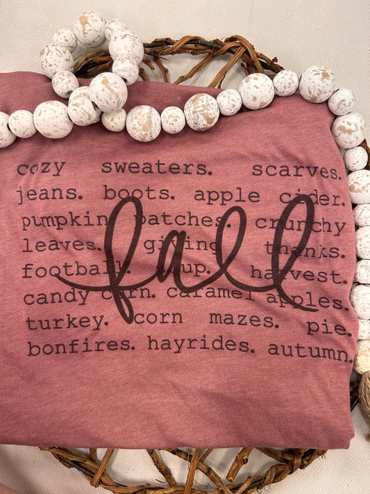 Fall Description T-Shirt