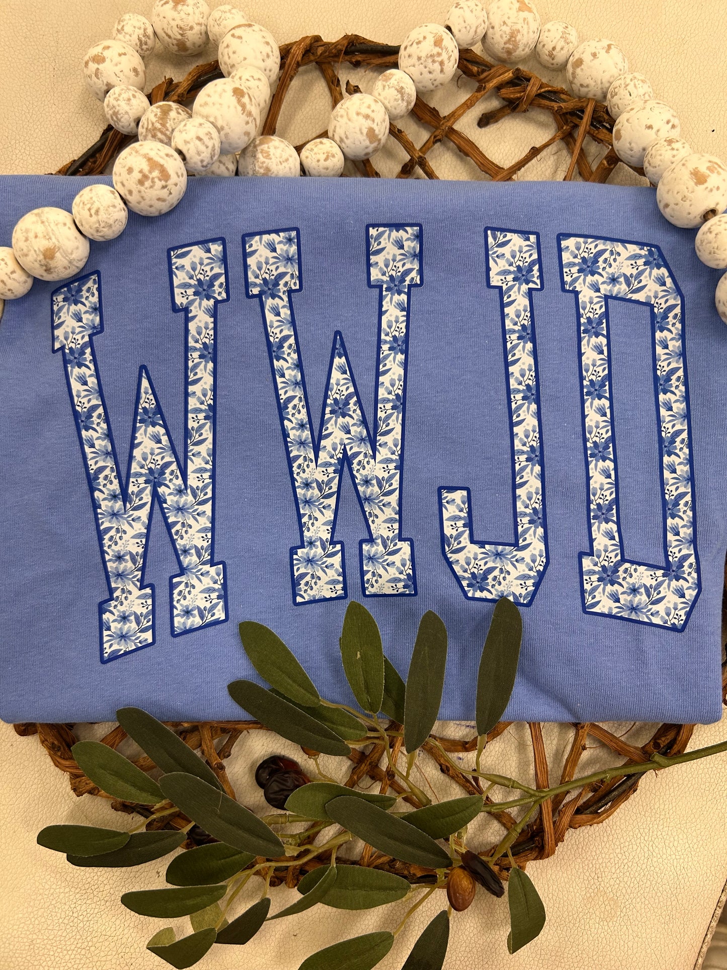 Floral WWJD T-Shirt