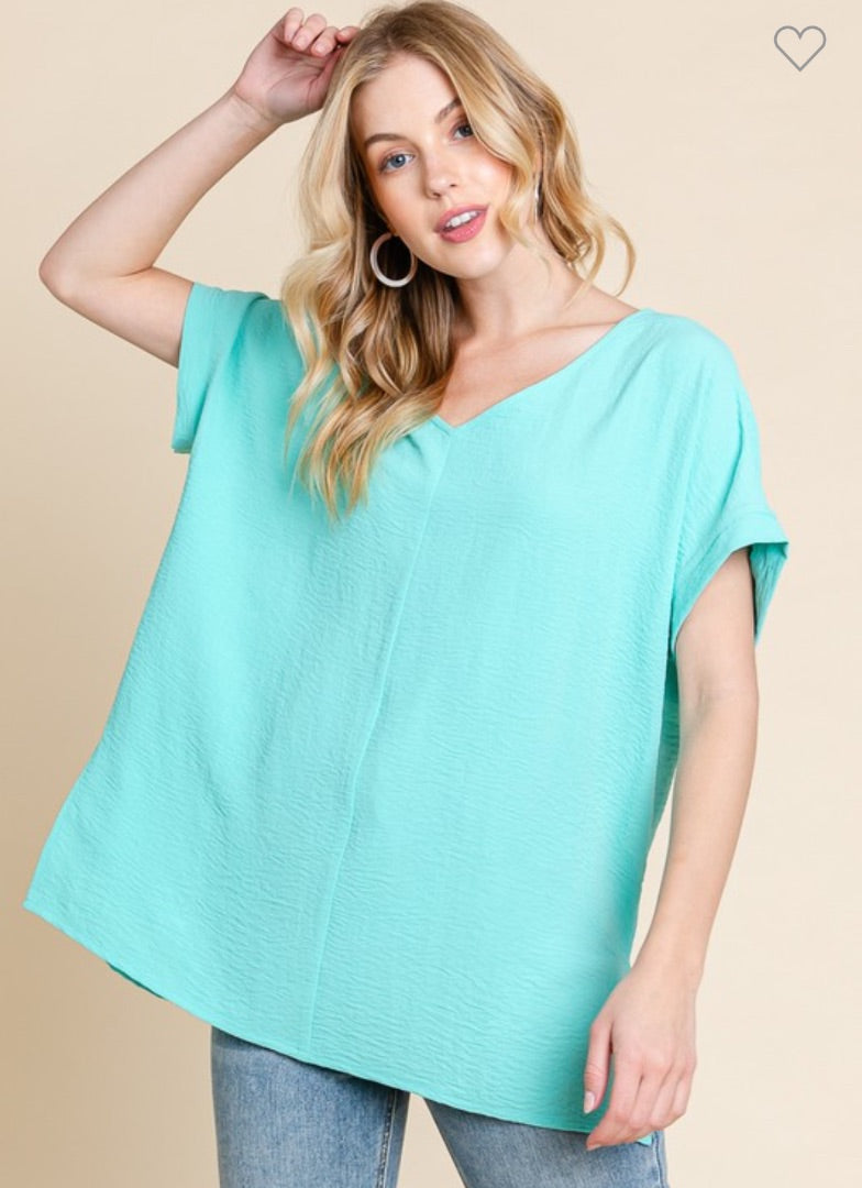 Sewn + Seen Mint Top