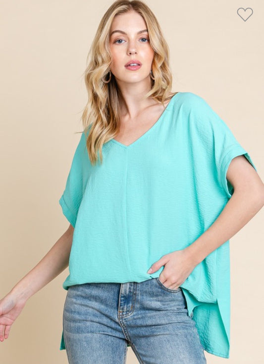 Sewn + Seen Mint Top