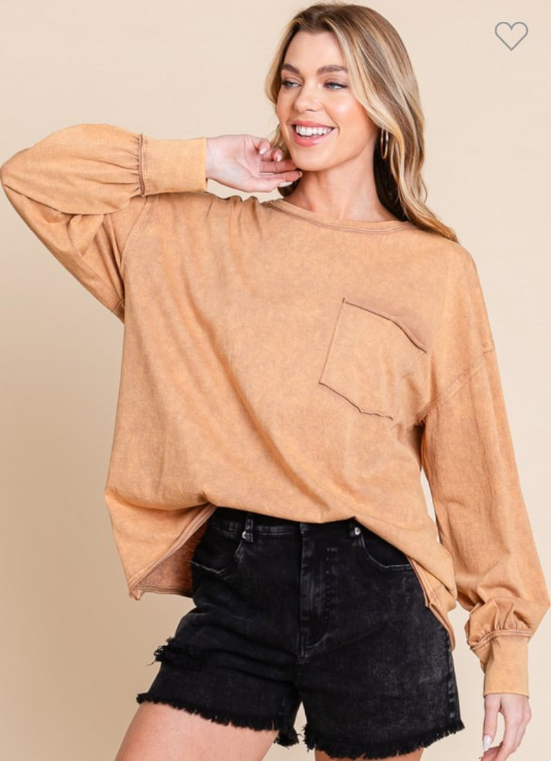 Sewn + Seen Latte Long Sleeve