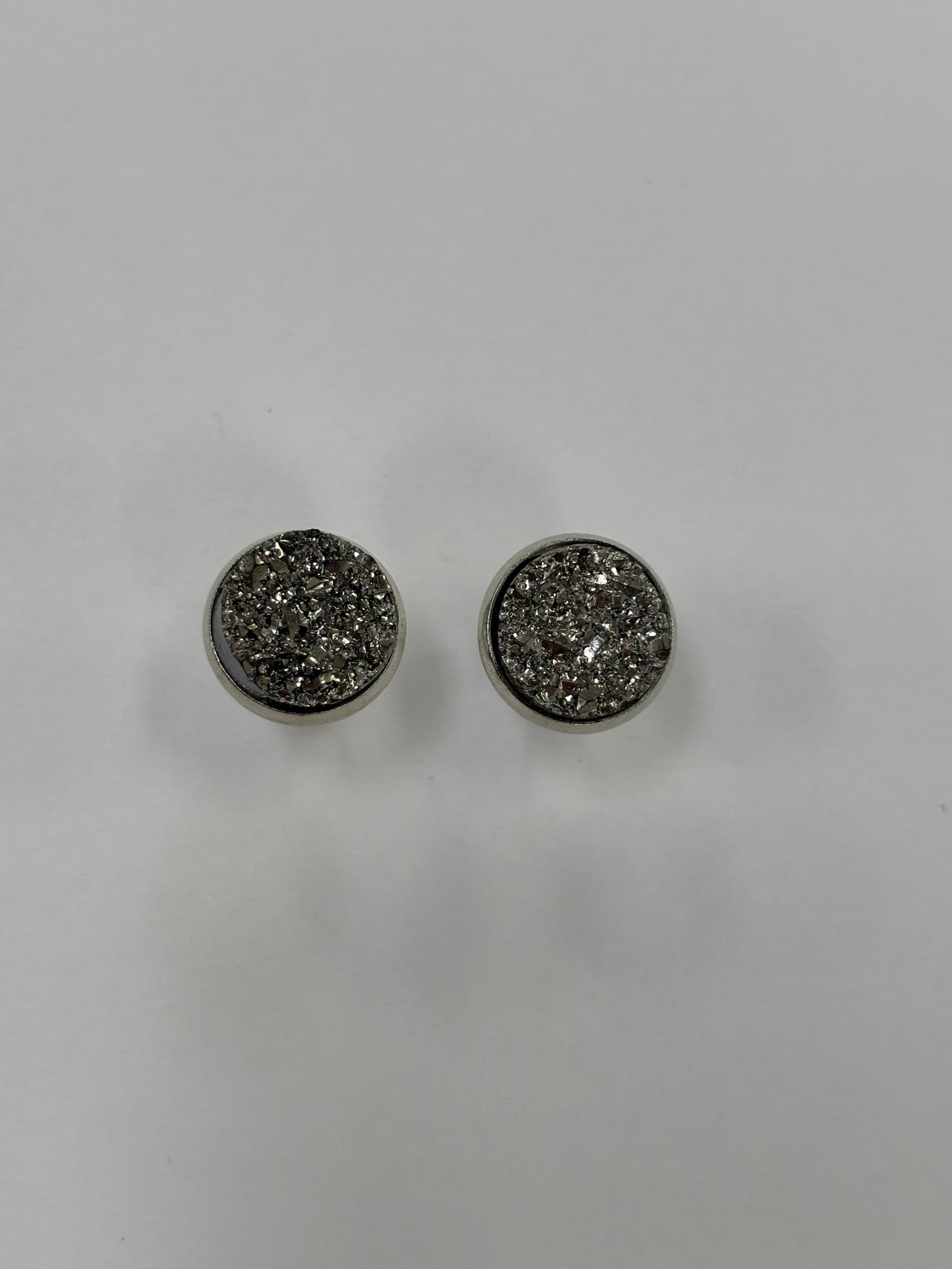 Round Crystal Earring Studs