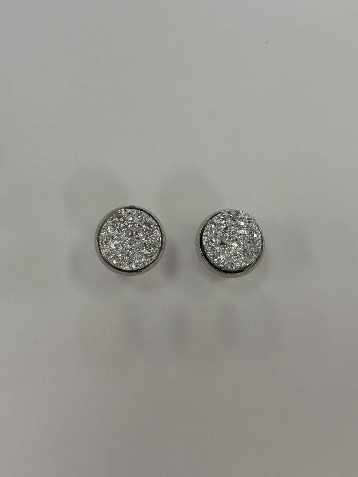 Round Crystal Earring Studs