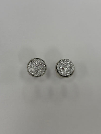 Round Crystal Earring Studs