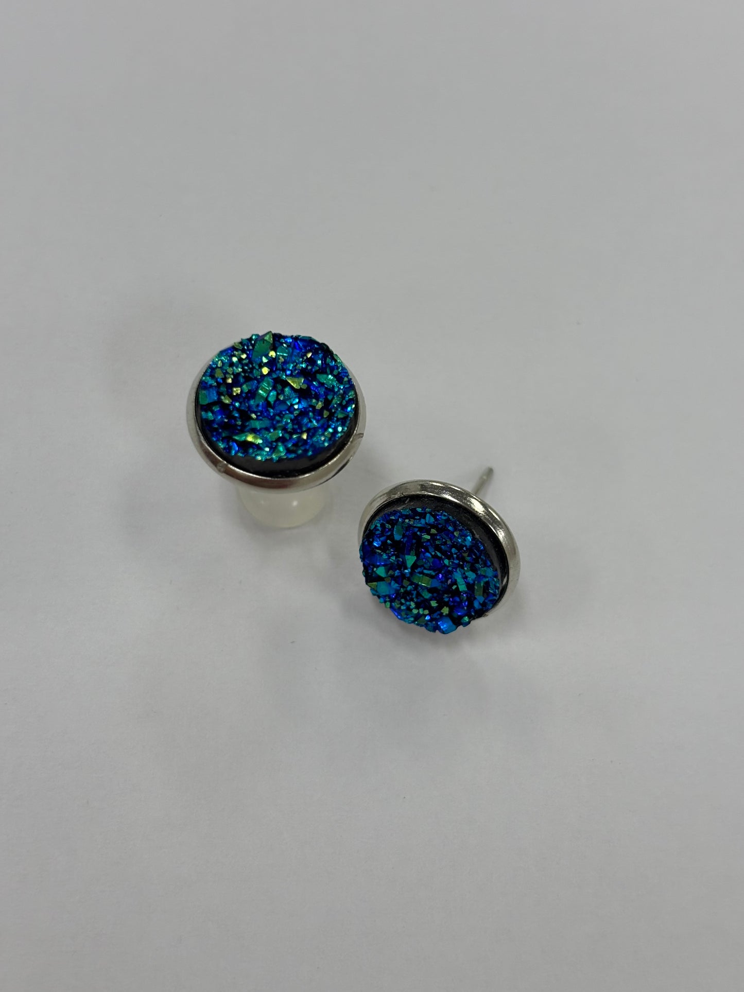 Round Crystal Earring Studs
