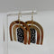 Gold Rainbow Earrings