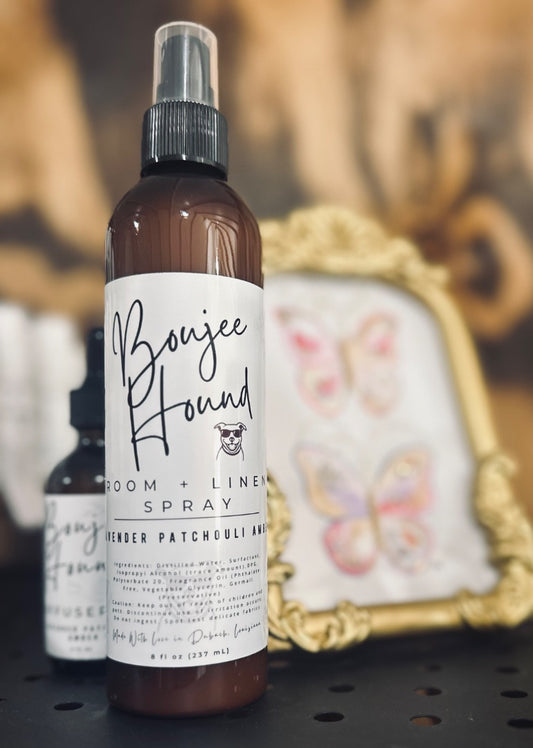 Boujee Hound Room + Linen Lavender Patchouli Amber