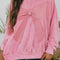 The Shimmer Shack Mineralwash Bow Sweatshirt