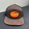 7 Panel Upland Patch Waxed Gumbo Cap - Black Mesh