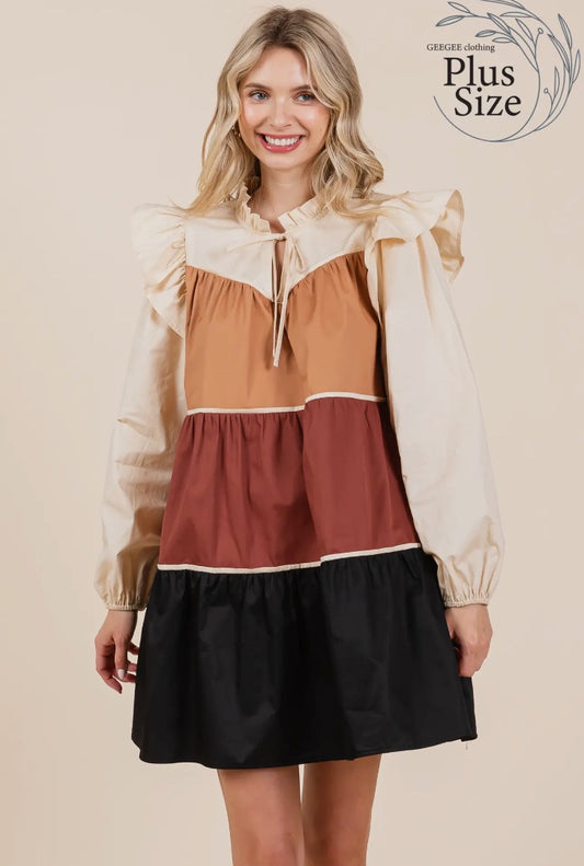 The Shimmer Shack PLUS Lovelo Fall Dress