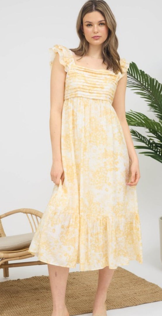 Blu Pepper Yellow Dress