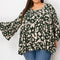 The Shimmer Shack Extended plus leopard sweater