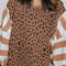 The Shimmer Shack Extended plus leopard sweater