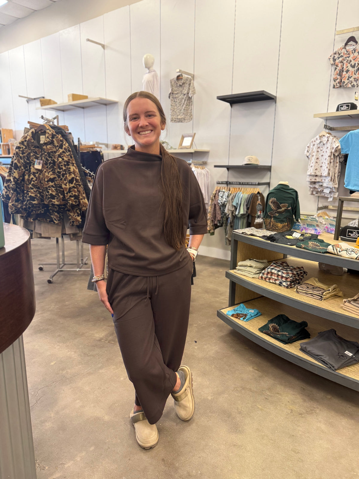 Scuba soft brown set