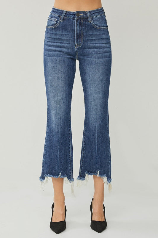 Denim Risen PLUS Risen High Rise Ankle Flares, 2X