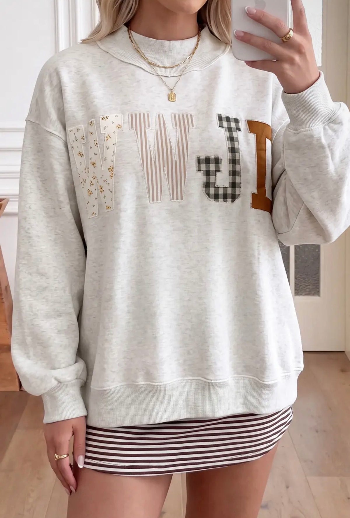 The Shimmer Shack WWJD Mock Neck
