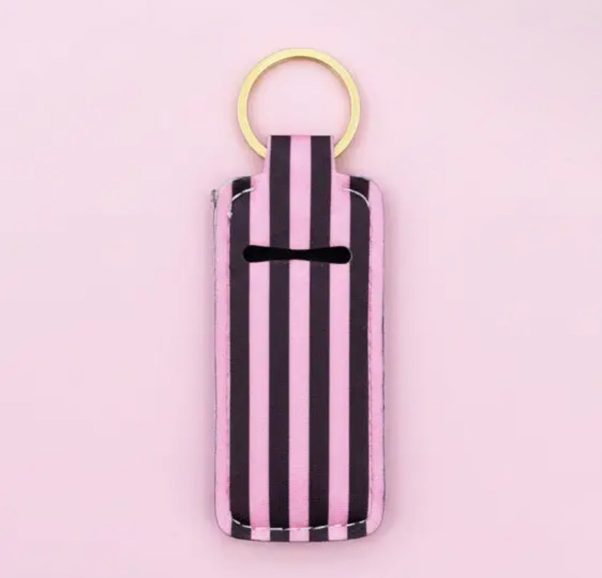 The Shimmer Shack Chocolate Strawberry Stripe Chapstick Holder